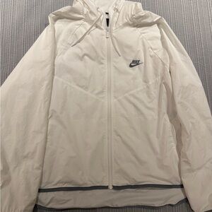 Nike White Hooded Jacket